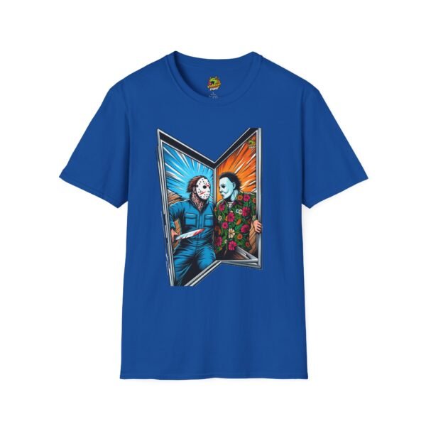 Funny Michael Myers Shirt | Jason Voorhees and Michael Halloween Tee - Image 41