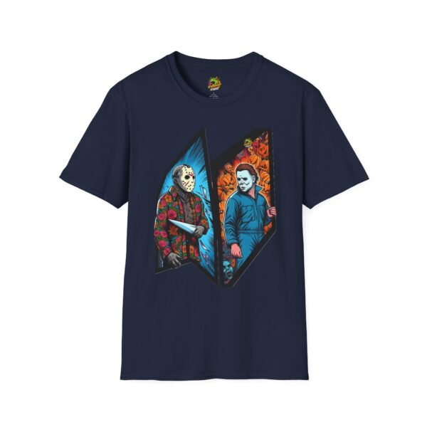 Jason Voorhees & Michael Myers Funny Halloween Shirt - Image 49