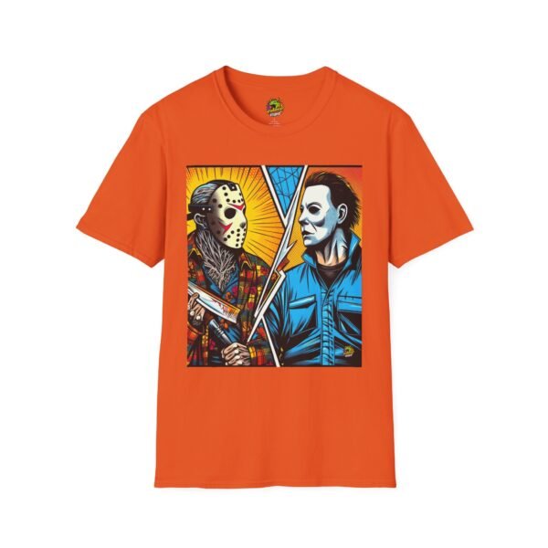 Jason & Michael Halloween Shirt | Funny Vintage Horror Tee - Image 17