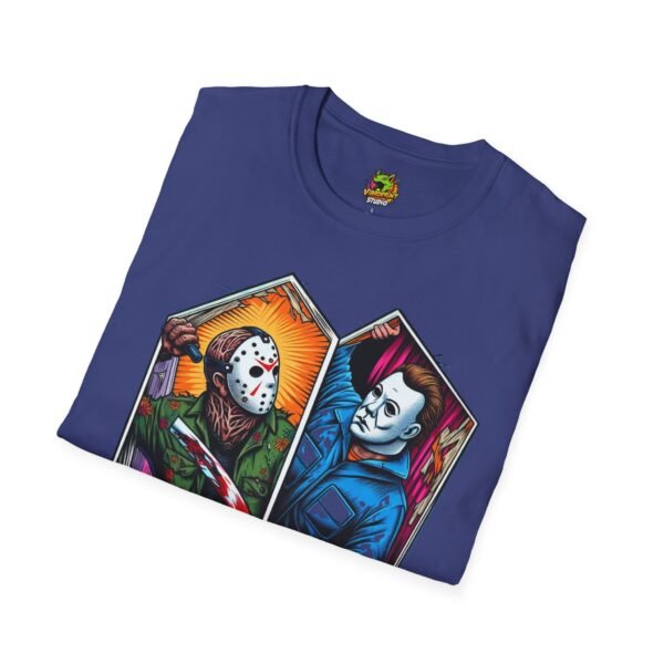 Jason & Michael Funny Halloween T-Shirt | Michael Myers Vintage Tee - Image 48