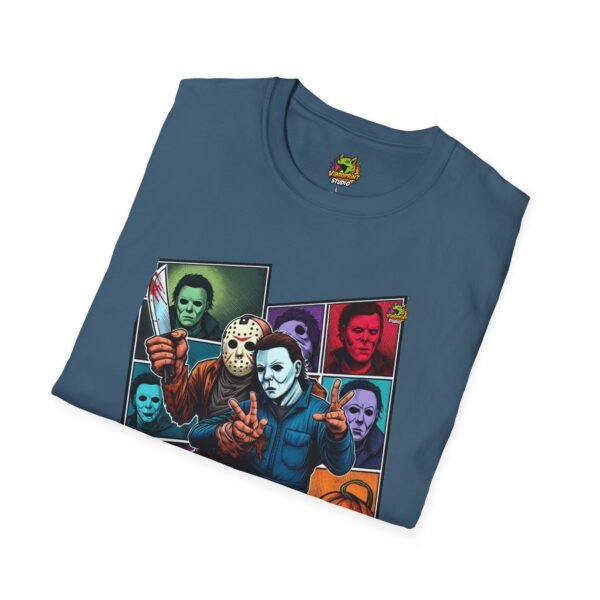 Jason Voorhees & Michael Myers Funny Shirt | Halloween Picnic Tee - Image 40