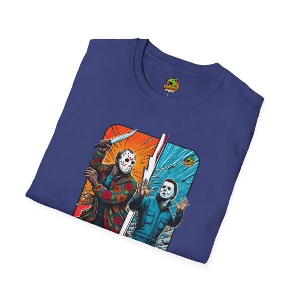 Jason Voorhees & Michael Myers Funny Horror Tee | Halloween Shirt - Image 48