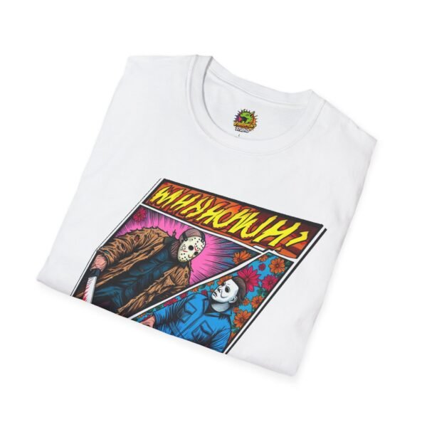 Michael Myers Funny Vintage Halloween Shirt | Horror Tee - Image 4