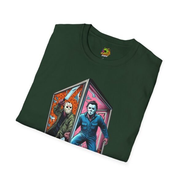 Jason & Michael Myers Funny Halloween Shirt | Vintage Horror Tee - Image 32