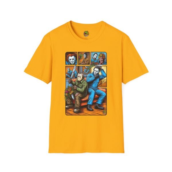 Jason Voorhees & Michael Myers Funny Shirt | Halloween Horror Tee - Image 13