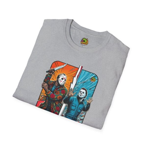 Jason Voorhees & Michael Myers Funny Horror Tee | Halloween Shirt - Image 12
