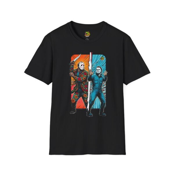 Jason Voorhees & Michael Myers Funny Horror Tee | Halloween Shirt - Image 5