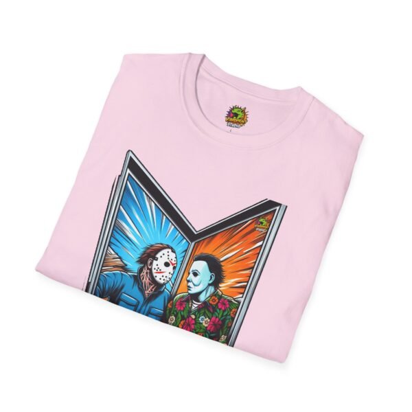Funny Michael Myers Shirt | Jason Voorhees and Michael Halloween Tee - Image 60
