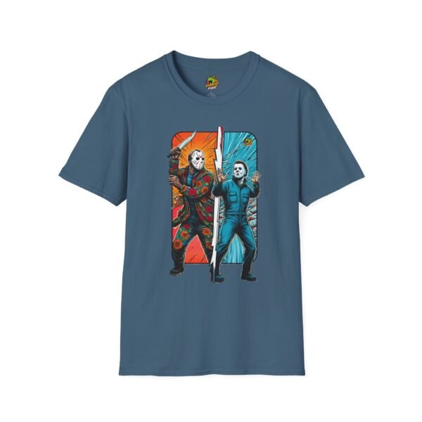 Jason Voorhees & Michael Myers Funny Horror Tee | Halloween Shirt - Image 37