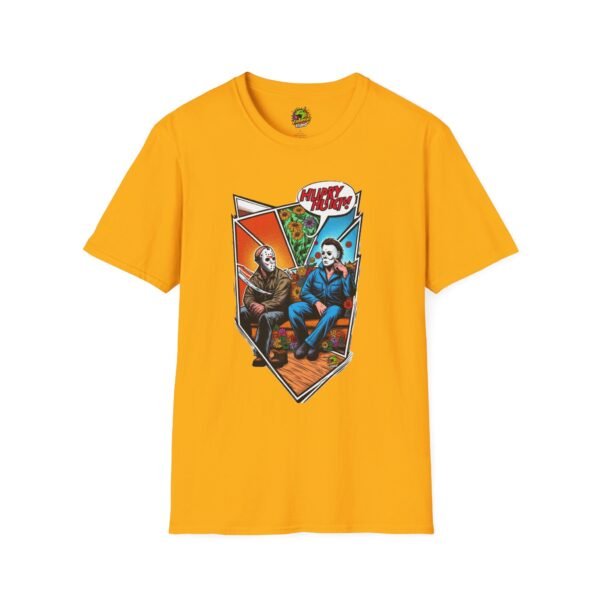 Michael Myers Shirt | Jason & Michael Picnic T-Shirt | Funny Horror Tee - Image 13