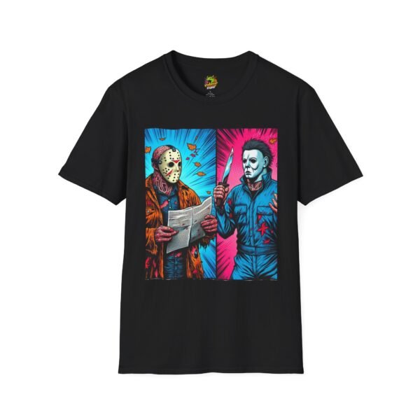 Michael Myers Vintage Tee | Jason Voorhees Funny Halloween Picnic Shirt - Image 5