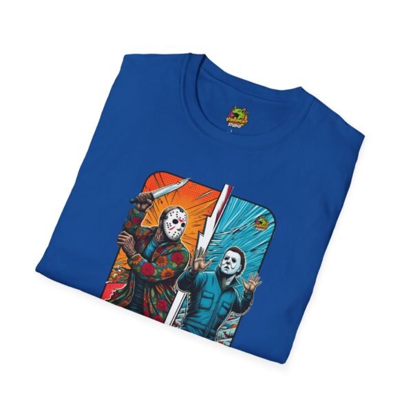 Jason Voorhees & Michael Myers Funny Horror Tee | Halloween Shirt - Image 44