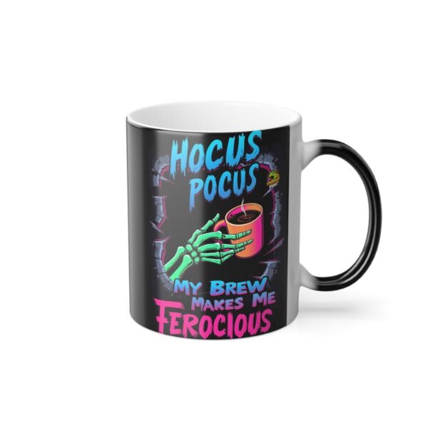 Hocus Pocus Mug | Heat Changing Halloween Mug | Color Reveal Magic Cup | Fall Drinkware | Witchy Christmas Gift | Spooky Coffee Mug - Image 4