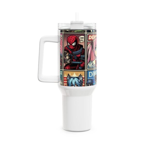 Stanley 1913 Tumbler | Comics and Anime Geek Drinkware | Colorful Cartoon Tumbler - Image 2