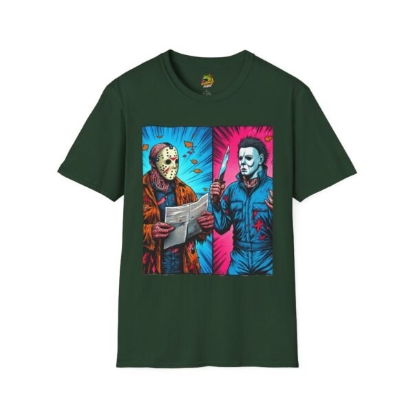 Michael Myers Vintage Tee | Jason Voorhees Funny Halloween Picnic Shirt - Image 29