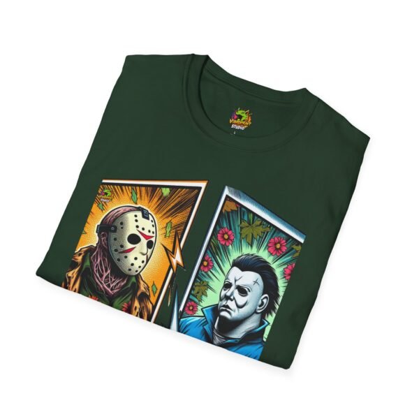 Michael Myers Shirt | Jason Voorhees Funny Vintage Horror Tee - Image 32