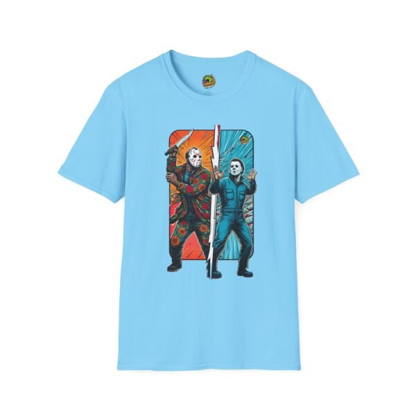 Jason Voorhees & Michael Myers Funny Horror Tee | Halloween Shirt - Image 33