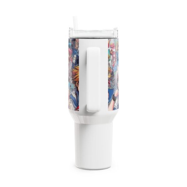 Stanley Tumbler | Geek Drinkware for Anime and Comic Fans | Colorful Cartoon Tumbler - Image 3