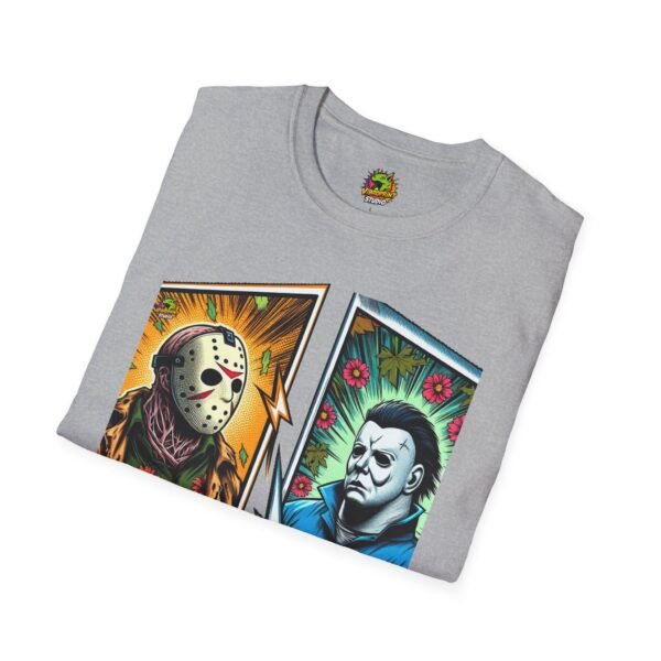 Michael Myers Shirt | Jason Voorhees Funny Vintage Horror Tee - Image 12