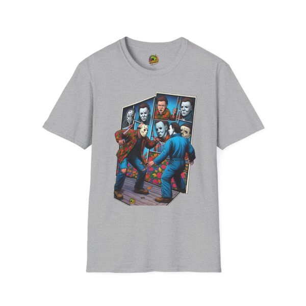 Funny Michael Myers Shirt | Jason & Michael Horror Picnic Tee - Image 9