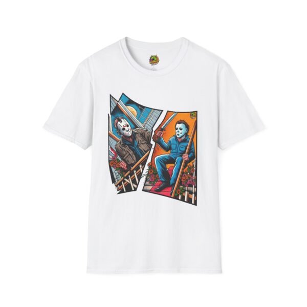 Michael Myers Vintage Shirt | Jason & Michael Halloween Picnic Tee
