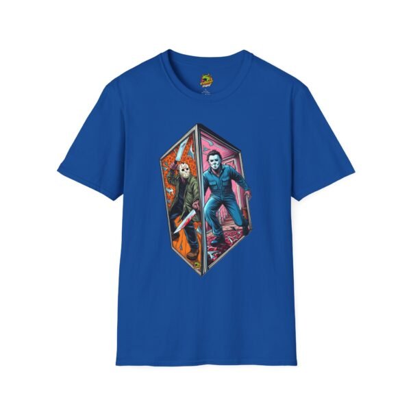Jason & Michael Myers Funny Halloween Shirt | Vintage Horror Tee - Image 41