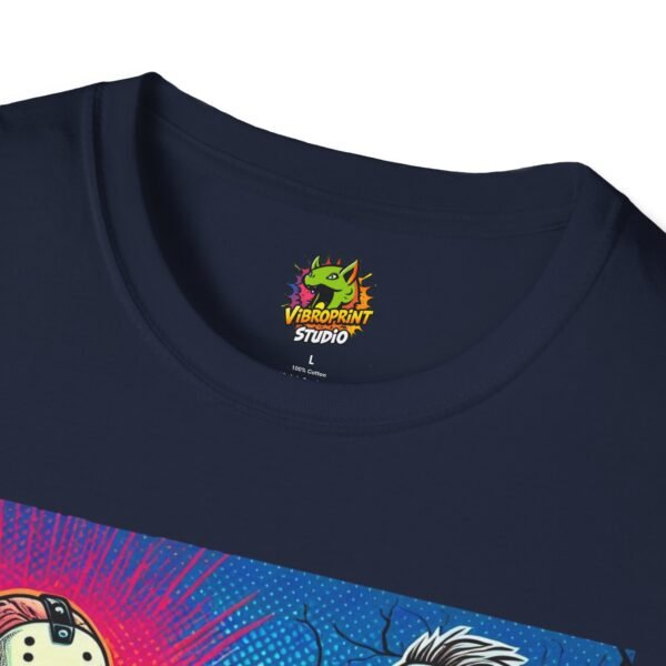 Jason Voorhees & Michael Myers Shirt | Funny Vintage Halloween Tee - Image 51