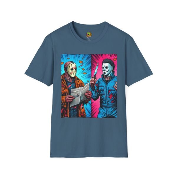 Michael Myers Vintage Tee | Jason Voorhees Funny Halloween Picnic Shirt - Image 37