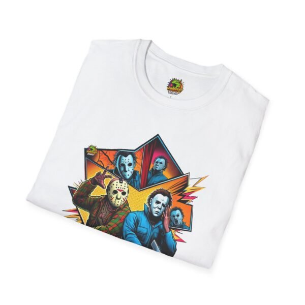 Jason Voorhees & Michael Myers Shirt | Funny Halloween Horror Tee - Image 4