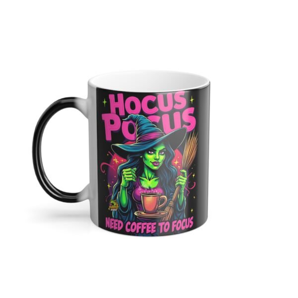Hocus Pocus Mug | Witchy Color Changing Heat Reveal Mug | Halloween Coffee Cup | Fall Drinkware | Magical Christmas Gift Idea - Image 3