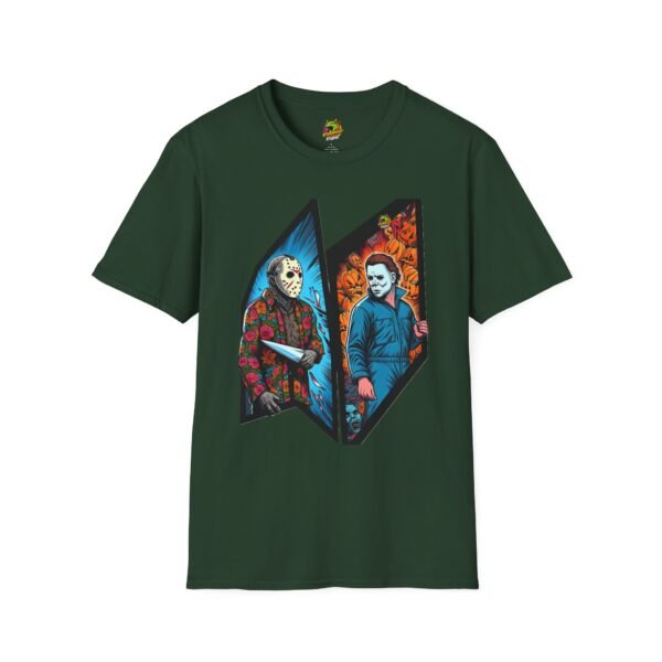 Jason Voorhees & Michael Myers Funny Halloween Shirt - Image 29