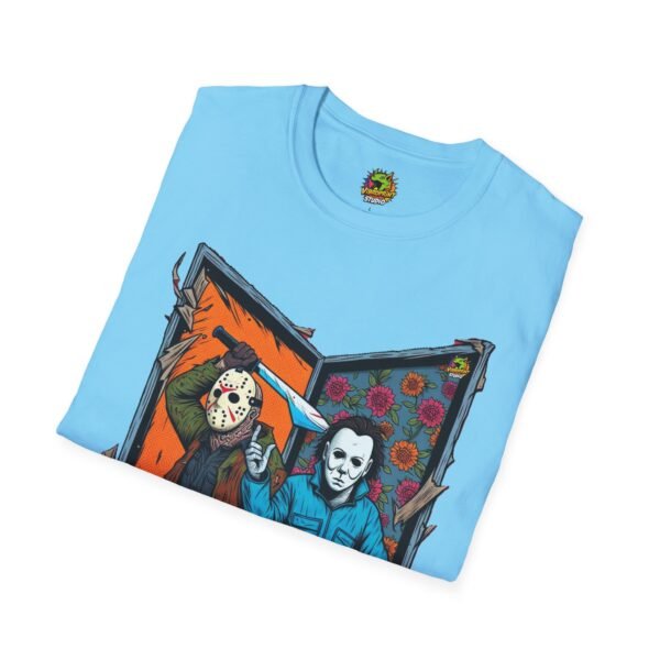 Jason Voorhees & Michael Myers T-Shirt | Funny Horror Tee - Image 36