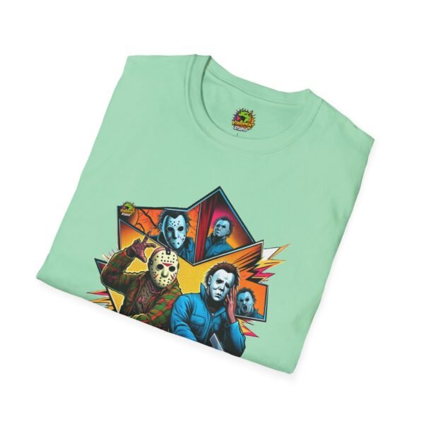Jason Voorhees & Michael Myers Shirt | Funny Halloween Horror Tee - Image 28
