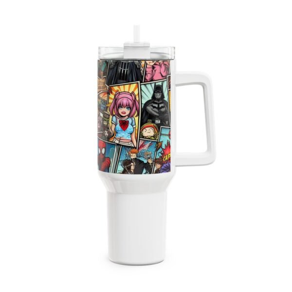 Stanley Tumbler | Colorful Geek Drinkware for Anime and Comics Fans | Cartoon Tumbler - Image 4