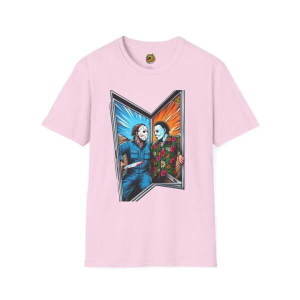 Funny Michael Myers Shirt | Jason Voorhees and Michael Halloween Tee - Image 57