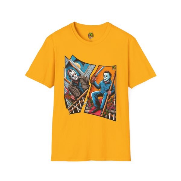Michael Myers Vintage Shirt | Jason & Michael Halloween Picnic Tee - Image 13