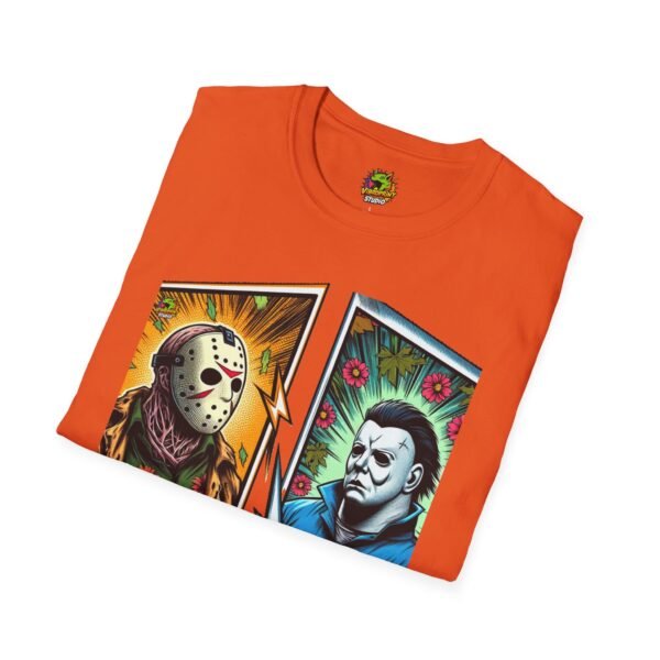 Michael Myers Shirt | Jason Voorhees Funny Vintage Horror Tee - Image 20