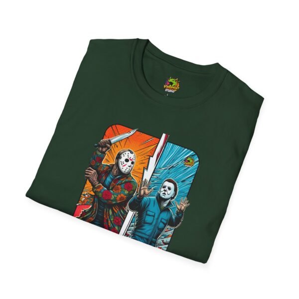 Jason Voorhees & Michael Myers Funny Horror Tee | Halloween Shirt - Image 32