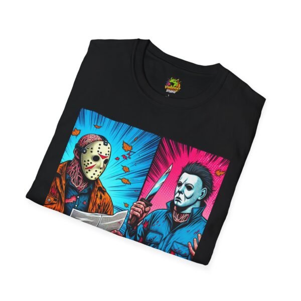 Michael Myers Vintage Tee | Jason Voorhees Funny Halloween Picnic Shirt - Image 8