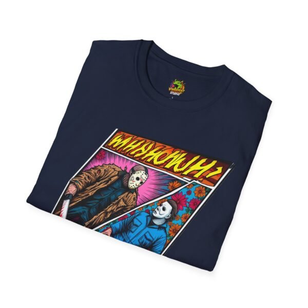 Michael Myers Funny Vintage Halloween Shirt | Horror Tee - Image 52