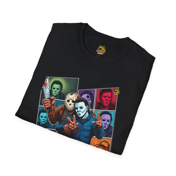 Jason Voorhees & Michael Myers Funny Shirt | Halloween Picnic Tee - Image 8