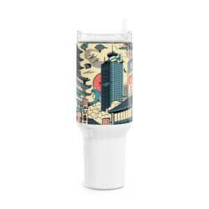 Stanley 1913 Tumbler | Geek Themed Drinkware for Anime Fans | Colorful Cartoon Tumbler