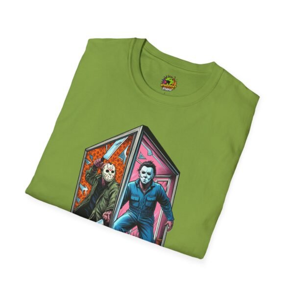 Jason & Michael Myers Funny Halloween Shirt | Vintage Horror Tee - Image 24