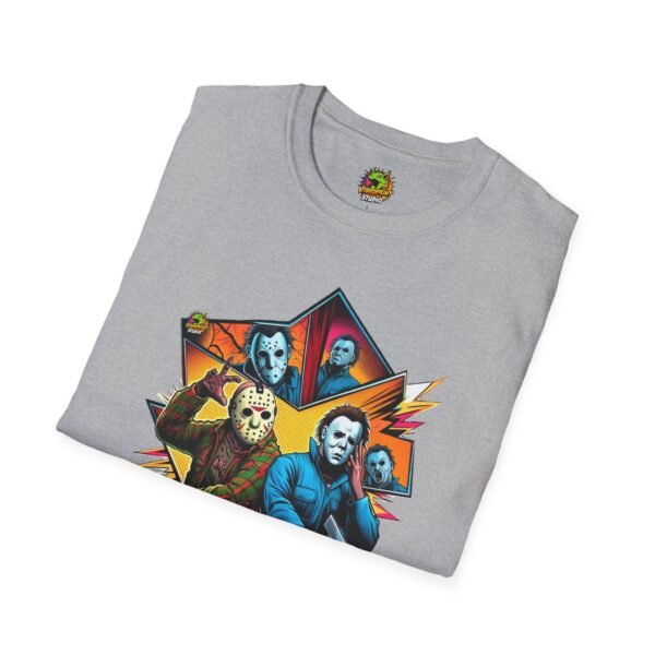 Jason Voorhees & Michael Myers Shirt | Funny Halloween Horror Tee - Image 12