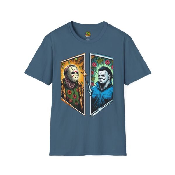 Michael Myers Shirt | Jason Voorhees Funny Vintage Horror Tee - Image 37
