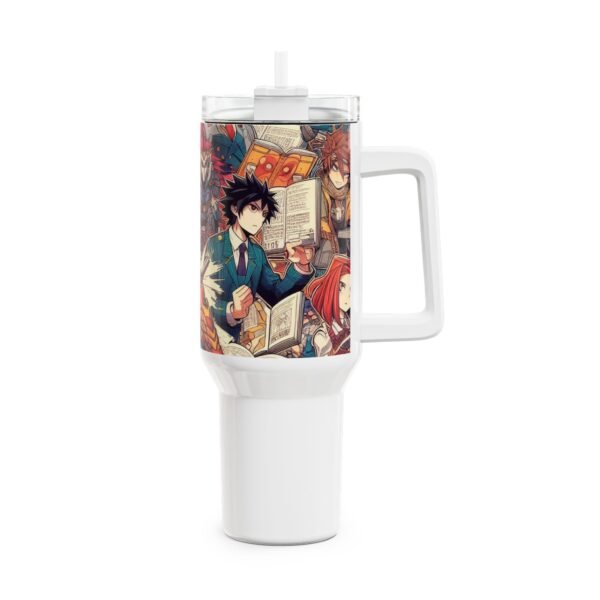 Stanley Comics Themed Tumbler | Geeky Drinkware for Gamers | Colorful Cartoon Tumbler - Image 4