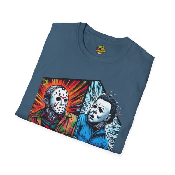 Funny Jason & Michael Myers Shirt | Halloween Horror T-Shirt - Image 40
