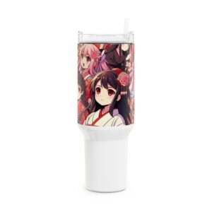 Stanley 1913 Tumbler | Geek Drinkware for Anime Fans | Colorful Cartoon Tumbler for Gamers