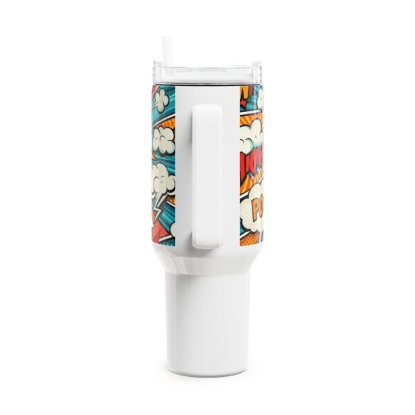 Stanley Tumbler | Anime and Comic Geek Drinkware | Colorful Cartoon Tumbler for Gamers - Image 3