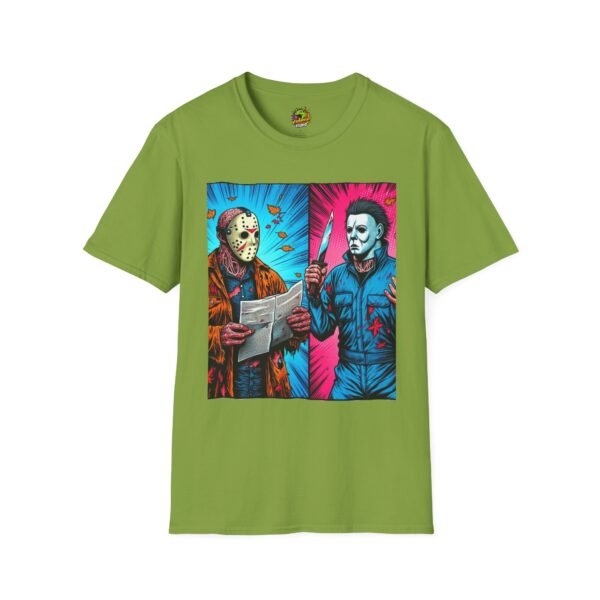 Michael Myers Vintage Tee | Jason Voorhees Funny Halloween Picnic Shirt - Image 21